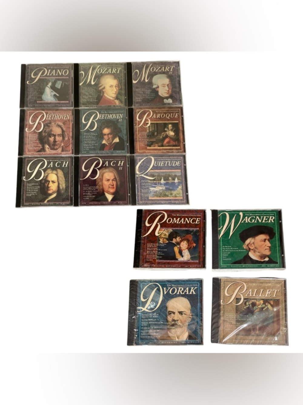 The Masterpiece Collection Mixed Lot
Baroque, Mozart, Wagner, Beethoven, Dvorak